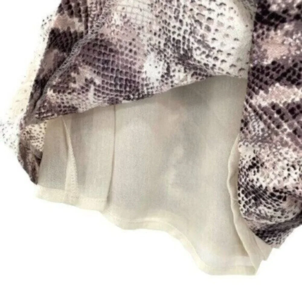 Gianni Bini Snakeskin High Rise Shorts